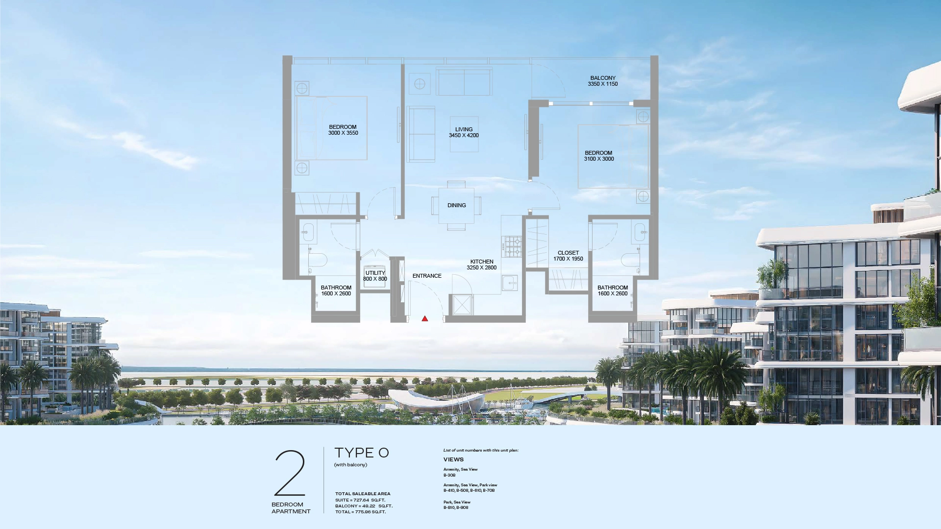 2 BR - Type B